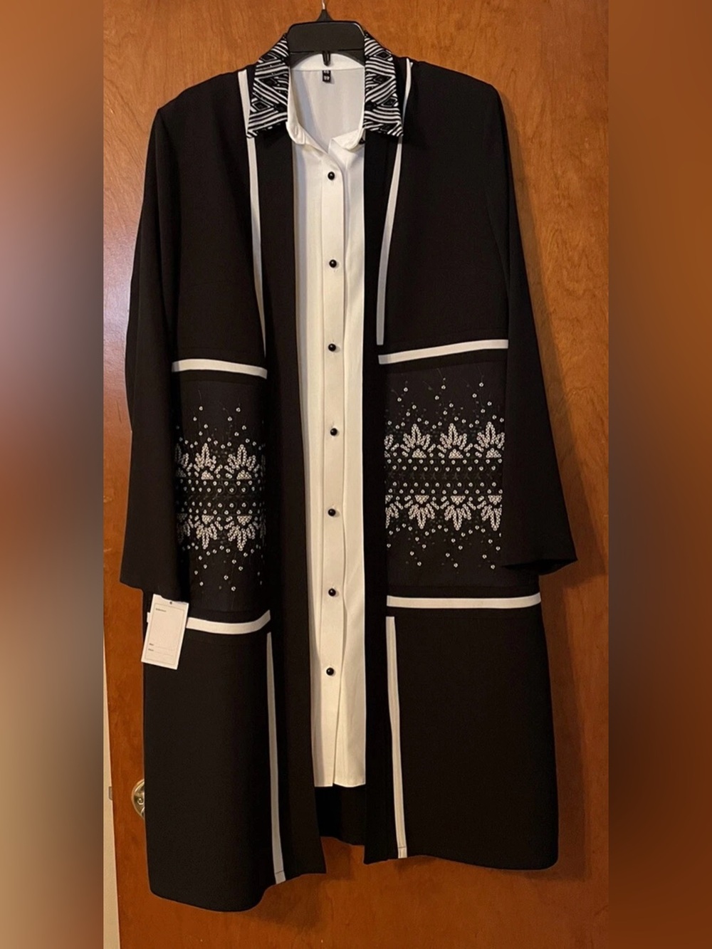 Multi France Ladies Wear 2 Pc Formal Suit Jacket and Blouse European Size 46
